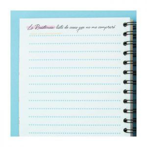 Hojas de notas agenda la vecina rubia